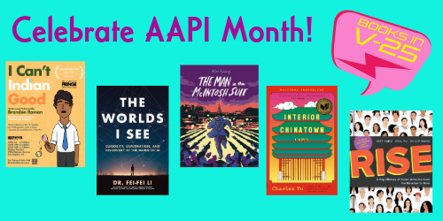 collage of book covers for AAPI Month