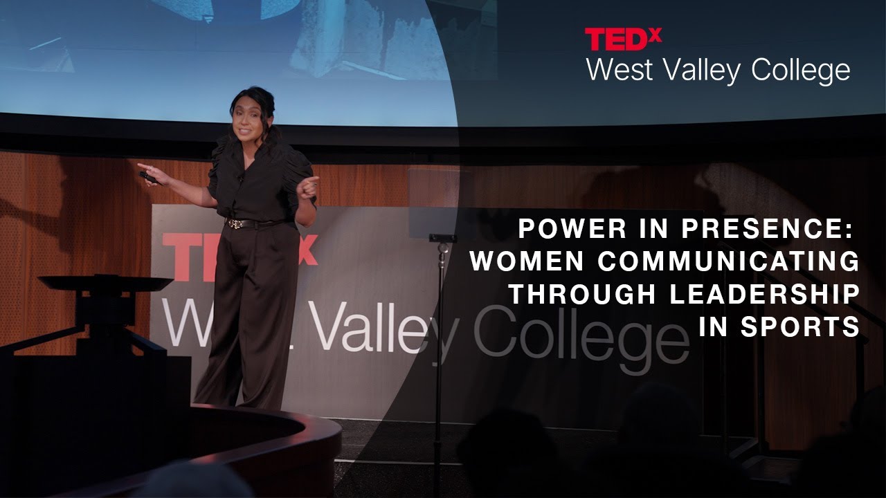 tedxwest valley college erika vargas on stage