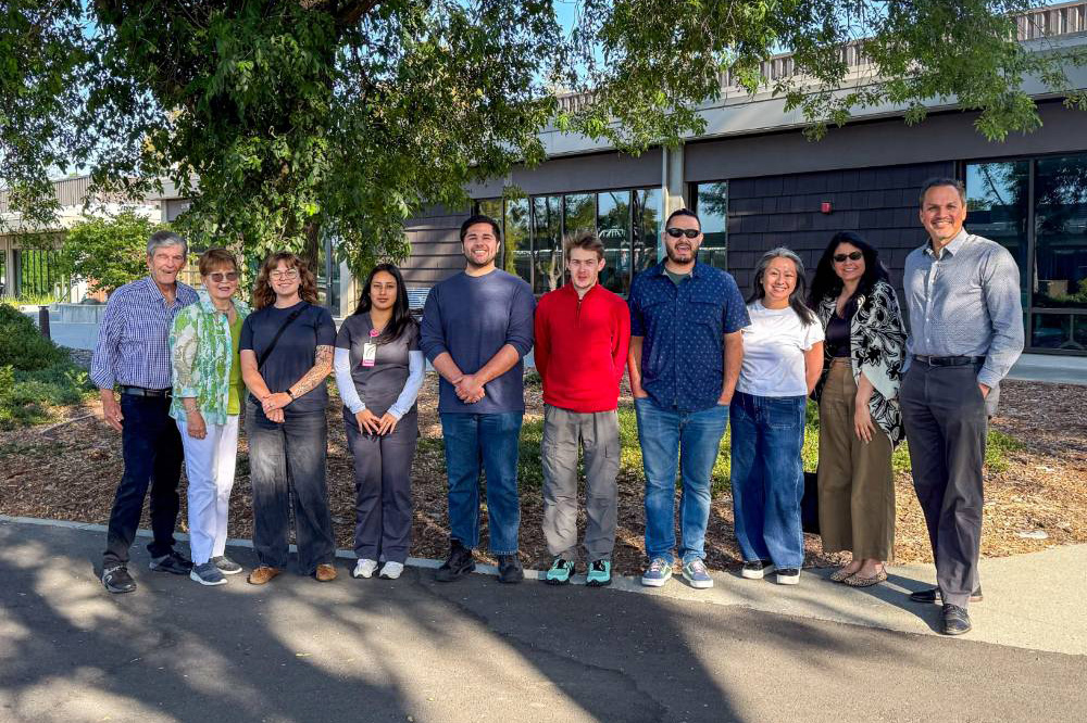 west valley college students with the gore family