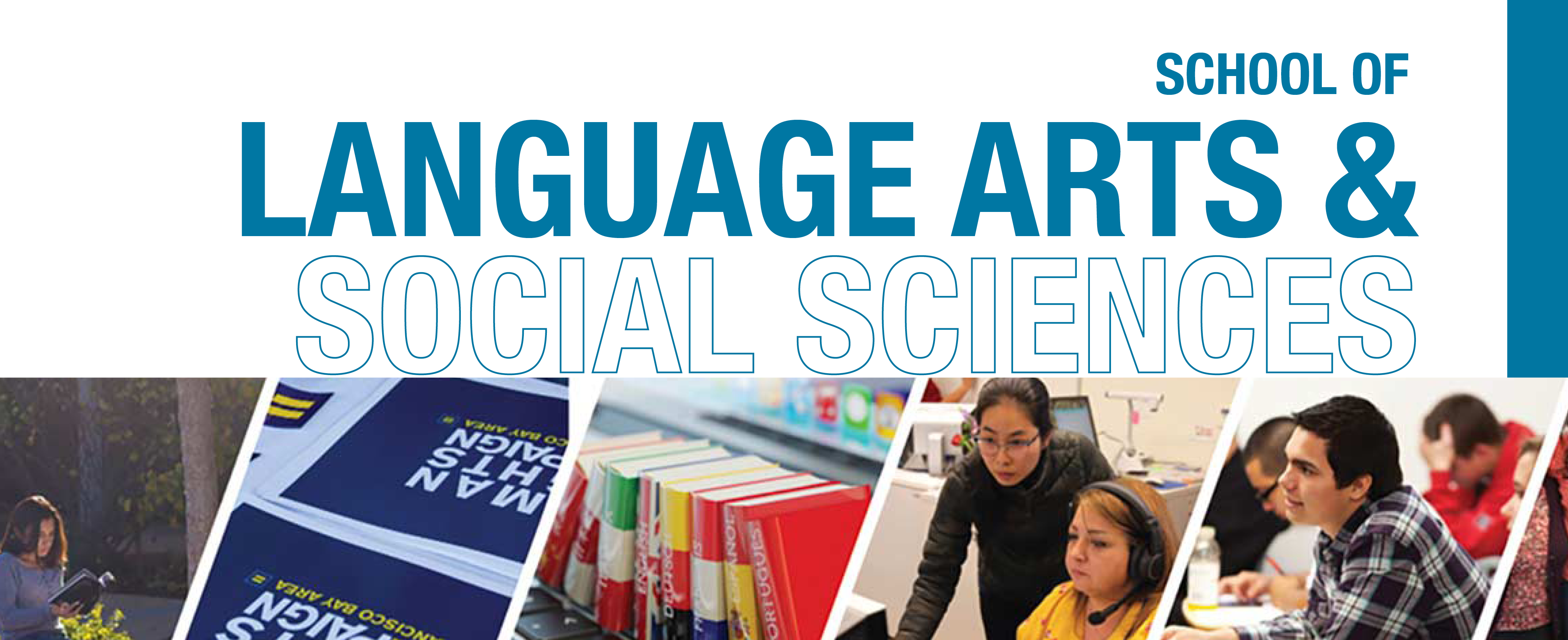 Collage of Language Arts programs Collage of Language Arts programs