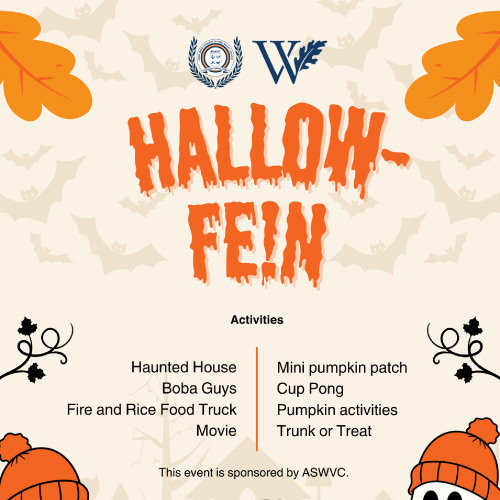 Hallow-fe!n activities listed