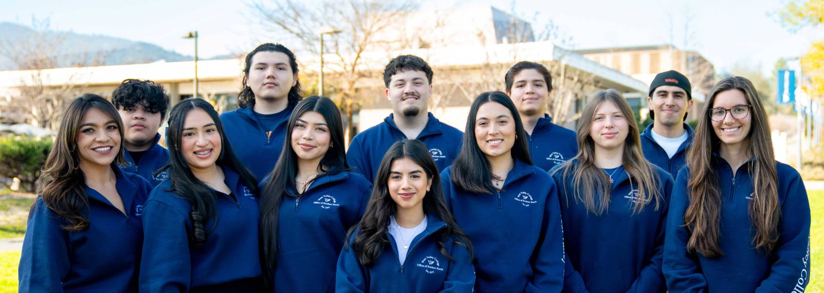 sam and hannah with the student ambassadors