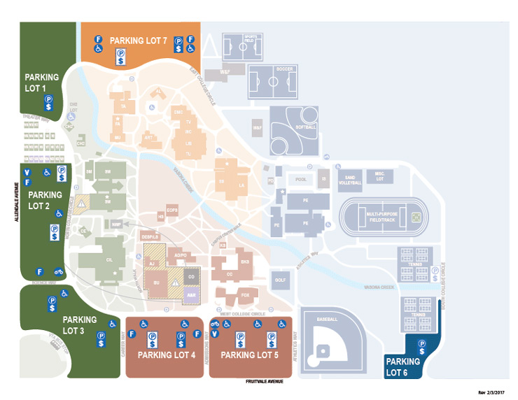 West Valley Campus Map