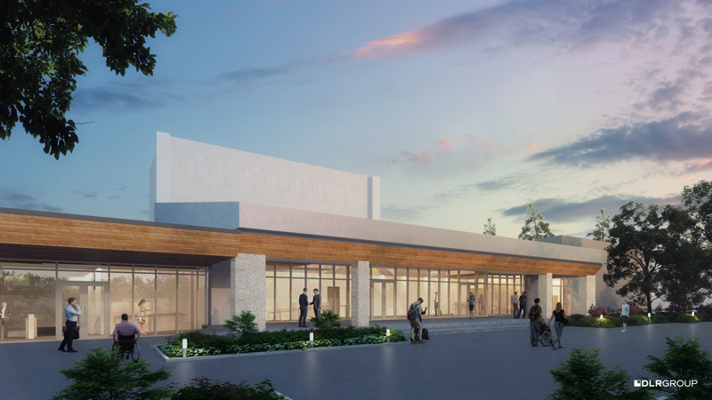 New music building rendering