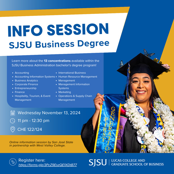 SJSU Business Degree Info Session